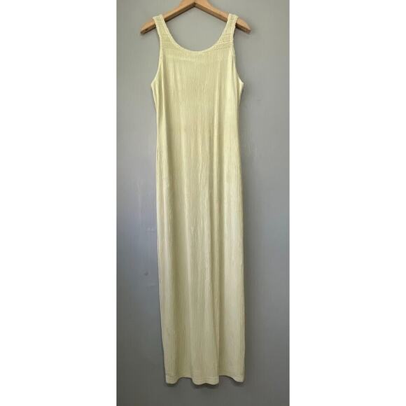 Vintage Joseph Ribkoff Size 12 Ivory Stretch Maxi Dress Jacket Set Artsy Chic - Picture 5 of 9